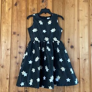 Gymboree Girls Black Stars Dress